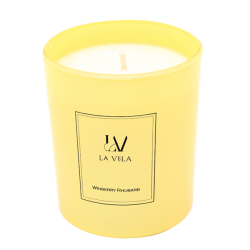 Soy candle winberry rhubard